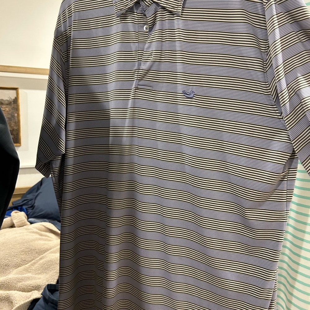 Men's Striped Polo Shirt